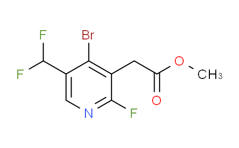 Methyl 4-bromo-5-(difluoromethyl)-2-fluoropyridine-3-acetate
