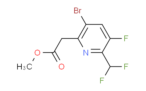 AM126430 | 1805243-01-9 | Methyl 5-bromo-2-(difluoromethyl)-3-fluoropyridine-6-acetate