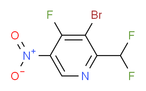 AM126431 | 1805337-11-4 | 3-Bromo-2-(difluoromethyl)-4-fluoro-5-nitropyridine