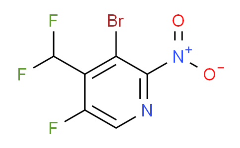 AM126435 | 1806992-99-3 | 3-Bromo-4-(difluoromethyl)-5-fluoro-2-nitropyridine