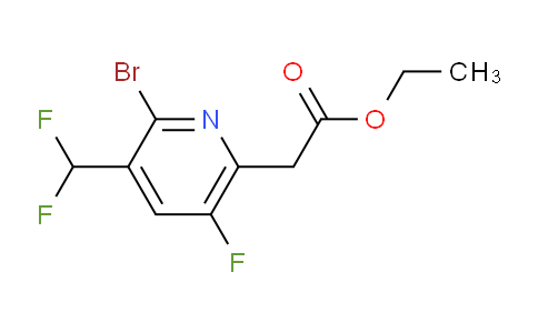 AM126438 | 1806998-40-2 | Ethyl 2-bromo-3-(difluoromethyl)-5-fluoropyridine-6-acetate