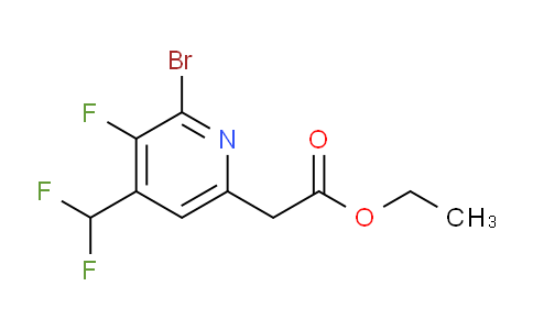 AM126440 | 1805402-62-3 | Ethyl 2-bromo-4-(difluoromethyl)-3-fluoropyridine-6-acetate