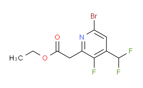 AM126442 | 1804656-28-7 | Ethyl 6-bromo-4-(difluoromethyl)-3-fluoropyridine-2-acetate