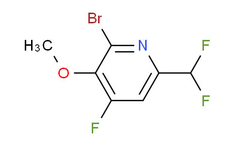 AM126460 | 1805394-35-7 | 2-Bromo-6-(difluoromethyl)-4-fluoro-3-methoxypyridine