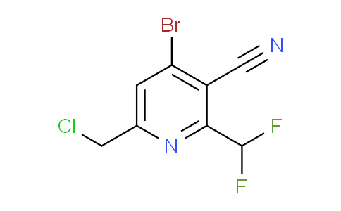 AM126461 | 1805400-44-5 | 4-Bromo-6-(chloromethyl)-3-cyano-2-(difluoromethyl)pyridine