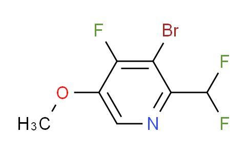 AM126462 | 1806828-92-1 | 3-Bromo-2-(difluoromethyl)-4-fluoro-5-methoxypyridine