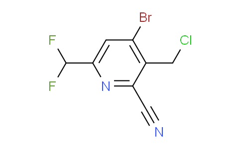 AM126465 | 1805346-09-1 | 4-Bromo-3-(chloromethyl)-2-cyano-6-(difluoromethyl)pyridine
