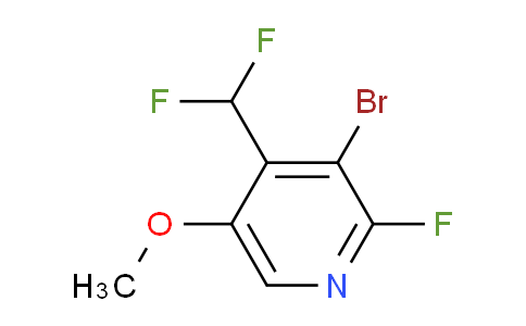 AM126467 | 1805333-38-3 | 3-Bromo-4-(difluoromethyl)-2-fluoro-5-methoxypyridine