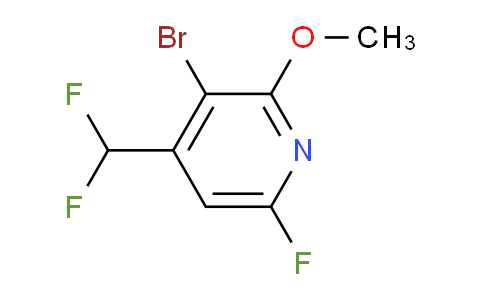AM126471 | 1805394-54-0 | 3-Bromo-4-(difluoromethyl)-6-fluoro-2-methoxypyridine