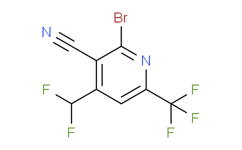 AM126474 | 1805360-18-2 | 2-Bromo-3-cyano-4-(difluoromethyl)-6-(trifluoromethyl)pyridine