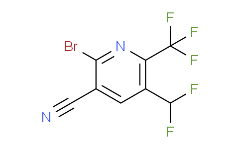 AM126475 | 1805440-95-2 | 2-Bromo-3-cyano-5-(difluoromethyl)-6-(trifluoromethyl)pyridine