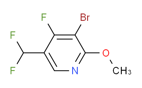 AM126476 | 1806829-06-0 | 3-Bromo-5-(difluoromethyl)-4-fluoro-2-methoxypyridine