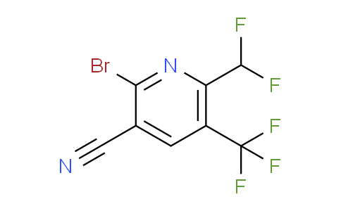 AM126477 | 1804462-17-6 | 2-Bromo-3-cyano-6-(difluoromethyl)-5-(trifluoromethyl)pyridine