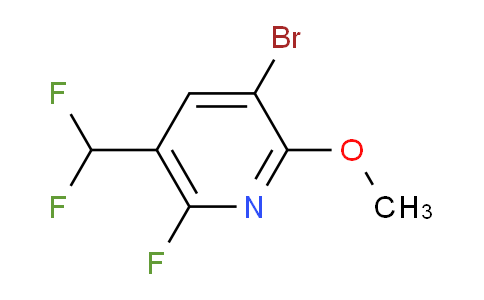 AM126478 | 1806063-52-4 | 3-Bromo-5-(difluoromethyl)-6-fluoro-2-methoxypyridine