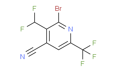 AM126479 | 1805370-05-1 | 2-Bromo-4-cyano-3-(difluoromethyl)-6-(trifluoromethyl)pyridine