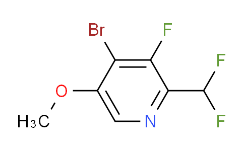 4-Bromo-2-(difluoromethyl)-3-fluoro-5-methoxypyridine