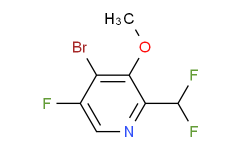 AM126482 | 1806063-59-1 | 4-Bromo-2-(difluoromethyl)-5-fluoro-3-methoxypyridine