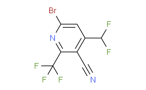 AM126485 | 1804840-46-7 | 6-Bromo-3-cyano-4-(difluoromethyl)-2-(trifluoromethyl)pyridine