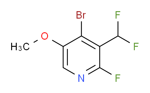 4-Bromo-3-(difluoromethyl)-2-fluoro-5-methoxypyridine
