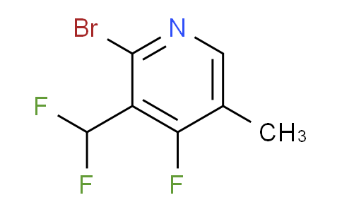 AM126498 | 1806063-91-1 | 2-Bromo-3-(difluoromethyl)-4-fluoro-5-methylpyridine