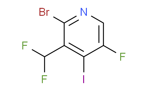 AM126503 | 1805372-39-7 | 2-Bromo-3-(difluoromethyl)-5-fluoro-4-iodopyridine
