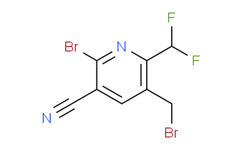AM126504 | 1805345-31-6 | 2-Bromo-5-(bromomethyl)-3-cyano-6-(difluoromethyl)pyridine