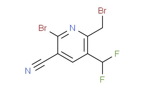 AM126509 | 1804461-57-1 | 2-Bromo-6-(bromomethyl)-3-cyano-5-(difluoromethyl)pyridine