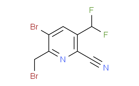 AM126518 | 1806995-19-6 | 3-Bromo-2-(bromomethyl)-6-cyano-5-(difluoromethyl)pyridine