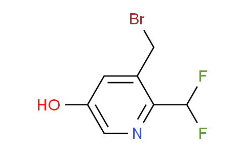 3-(Bromomethyl)-2-(difluoromethyl)-5-hydroxypyridine