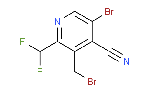 AM126525 | 1806828-11-4 | 5-Bromo-3-(bromomethyl)-4-cyano-2-(difluoromethyl)pyridine