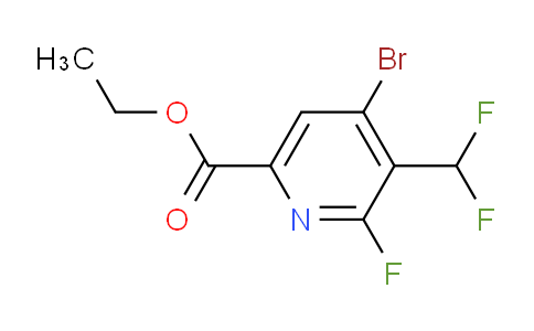 Ethyl 4-bromo-3-(difluoromethyl)-2-fluoropyridine-6-carboxylate