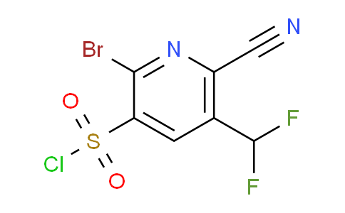 AM126536 | 1807001-31-5 | 2-Bromo-6-cyano-5-(difluoromethyl)pyridine-3-sulfonyl chloride