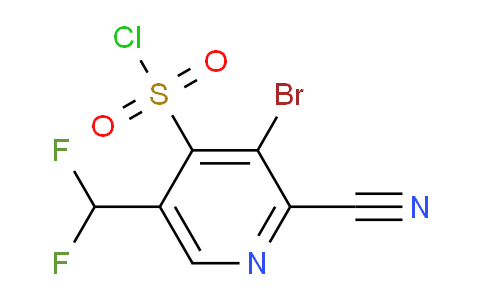 AM126540 | 1806827-51-9 | 3-Bromo-2-cyano-5-(difluoromethyl)pyridine-4-sulfonyl chloride