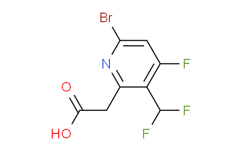 AM126542 | 1806061-72-2 | 6-Bromo-3-(difluoromethyl)-4-fluoropyridine-2-acetic acid