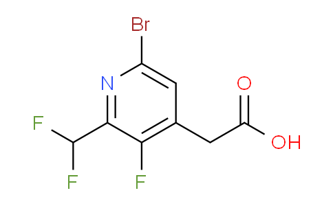 AM126548 | 1806997-66-9 | 6-Bromo-2-(difluoromethyl)-3-fluoropyridine-4-acetic acid