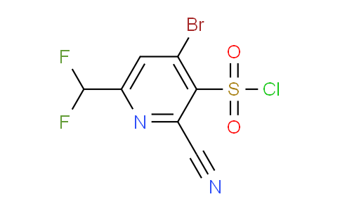 AM126549 | 1805344-89-1 | 4-Bromo-2-cyano-6-(difluoromethyl)pyridine-3-sulfonyl chloride