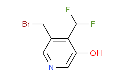 3-(Bromomethyl)-4-(difluoromethyl)-5-hydroxypyridine