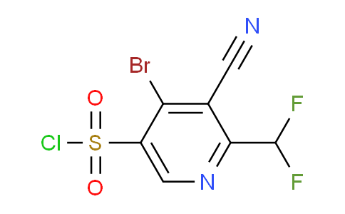 AM126550 | 1804844-63-0 | 4-Bromo-3-cyano-2-(difluoromethyl)pyridine-5-sulfonyl chloride