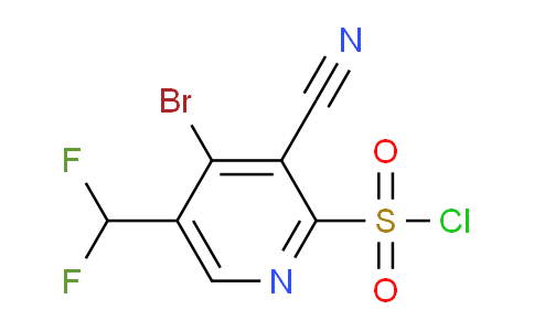 AM126551 | 1806902-76-0 | 4-Bromo-3-cyano-5-(difluoromethyl)pyridine-2-sulfonyl chloride