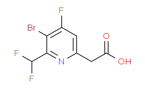 AM126552 | 1806061-73-3 | 3-Bromo-2-(difluoromethyl)-4-fluoropyridine-6-acetic acid