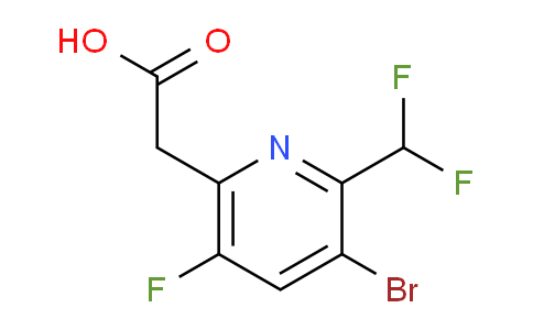 AM126554 | 1805401-90-4 | 3-Bromo-2-(difluoromethyl)-5-fluoropyridine-6-acetic acid