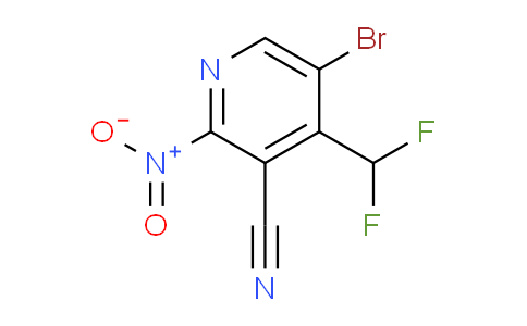 5-Bromo-3-cyano-4-(difluoromethyl)-2-nitropyridine