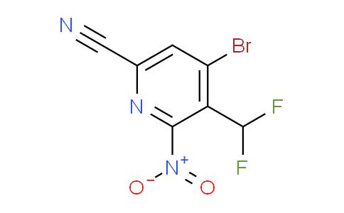 AM126581 | 1804846-93-2 | 4-Bromo-6-cyano-3-(difluoromethyl)-2-nitropyridine