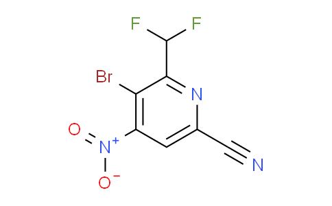 AM126593 | 1805359-41-4 | 3-Bromo-6-cyano-2-(difluoromethyl)-4-nitropyridine