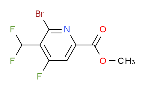 AM126594 | 1806996-77-9 | Methyl 2-bromo-3-(difluoromethyl)-4-fluoropyridine-6-carboxylate