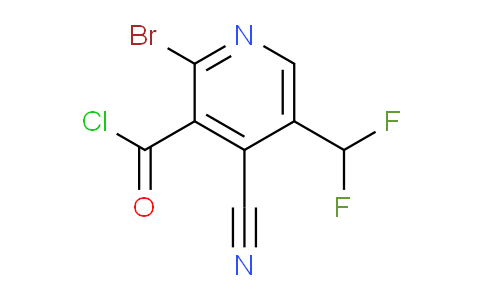 AM126595 | 1806050-97-4 | 2-Bromo-4-cyano-5-(difluoromethyl)pyridine-3-carbonyl chloride