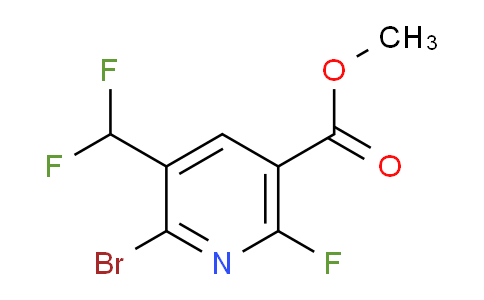 AM126601 | 1805242-18-5 | Methyl 2-bromo-3-(difluoromethyl)-6-fluoropyridine-5-carboxylate