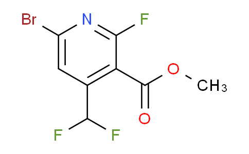 Methyl 6-bromo-4-(difluoromethyl)-2-fluoropyridine-3-carboxylate