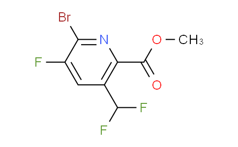 Methyl 2-bromo-5-(difluoromethyl)-3-fluoropyridine-6-carboxylate