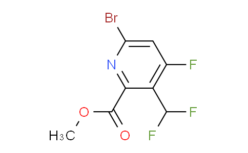 Methyl 6-bromo-3-(difluoromethyl)-4-fluoropyridine-2-carboxylate